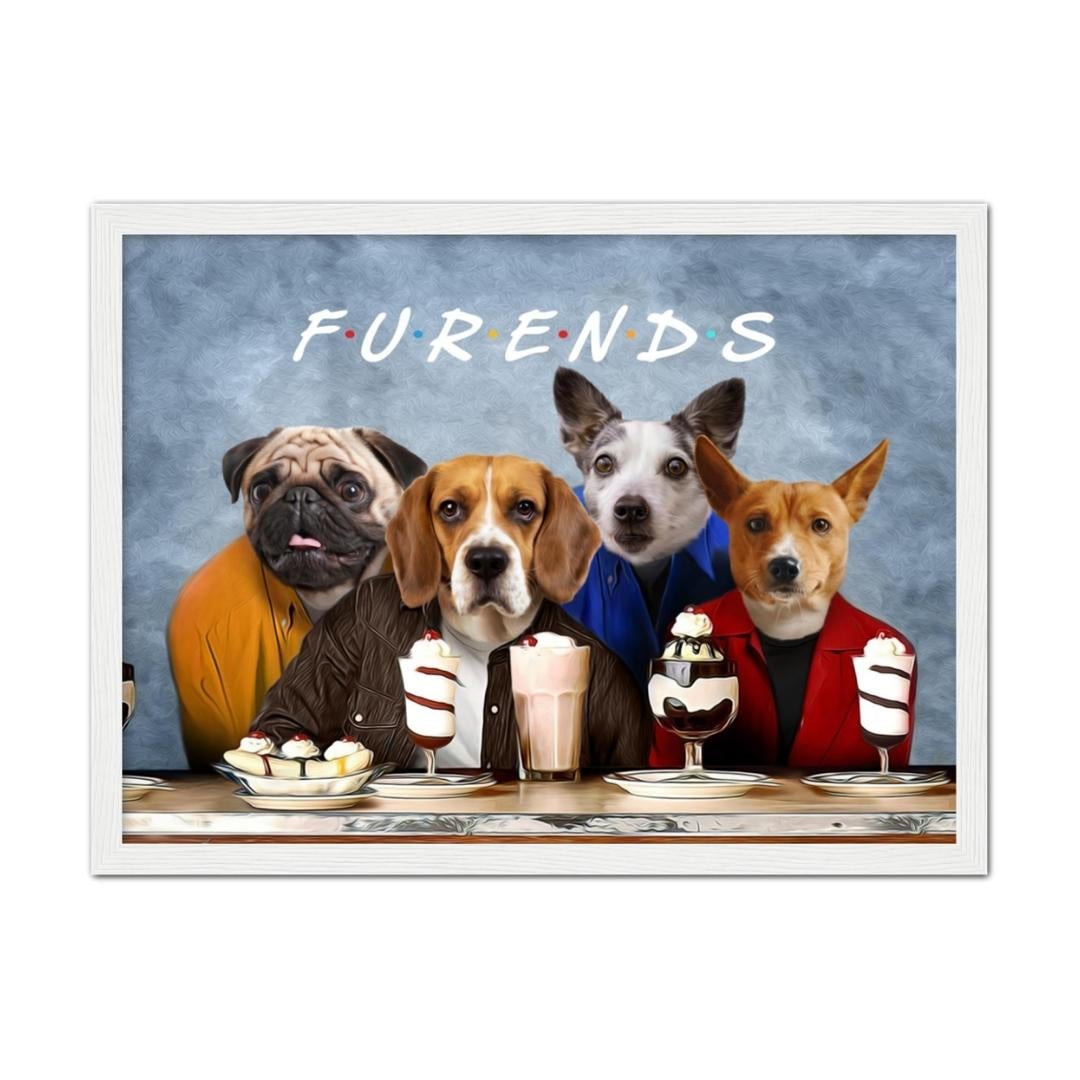 Pet Portraits | 4 Furends: Custom Pet Portrait | Paw & Glory