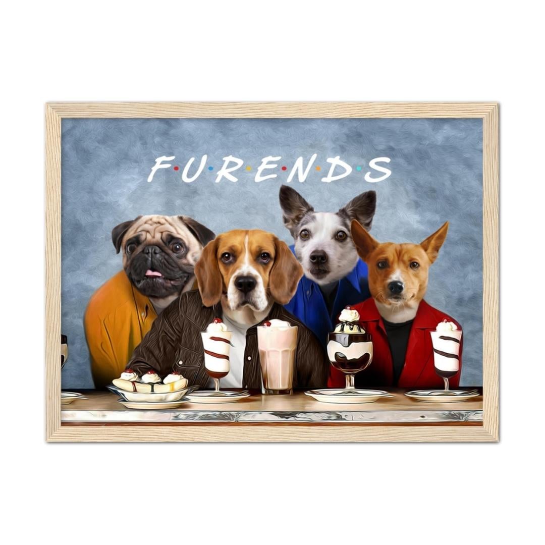 Pet Portraits | 4 Furends: Custom Pet Portrait | Paw & Glory