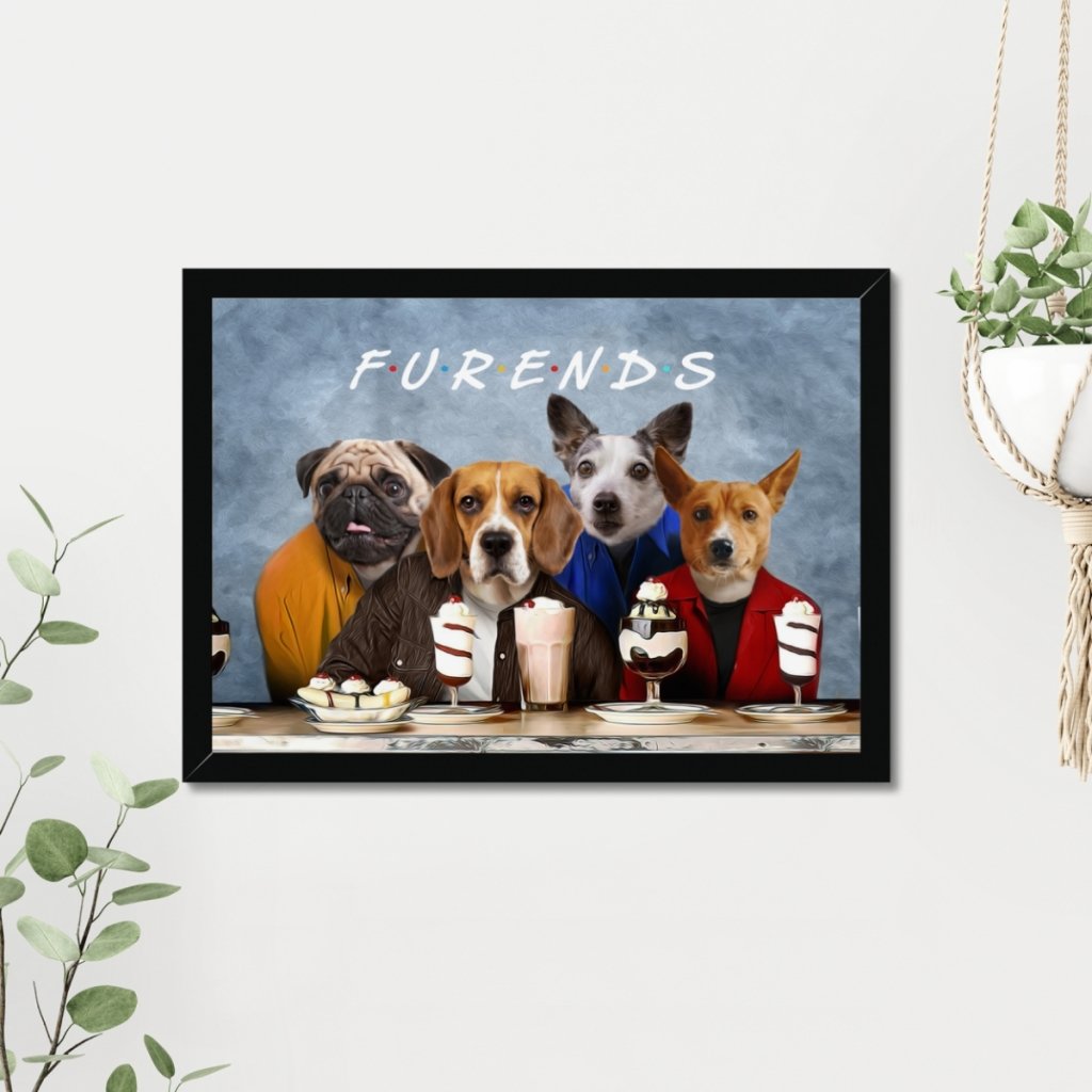 Pet Portraits | 4 Furends: Custom Pet Portrait | Paw & Glory