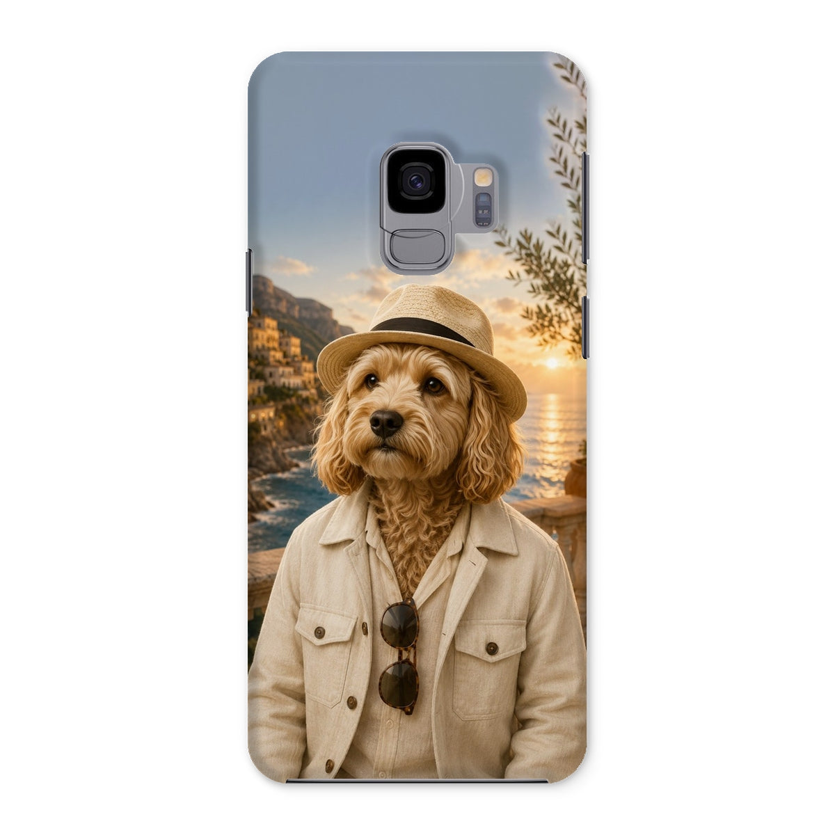 Pet Portraits | Amalfi Honeymoon Gent: Custom Pet Phone Case | Paw & Glory