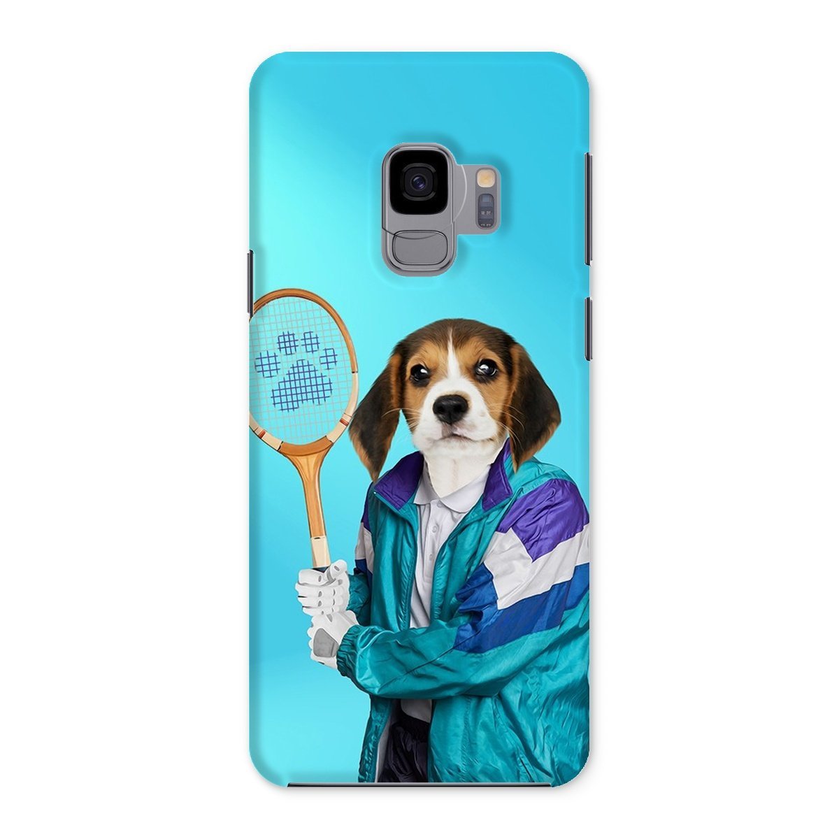 Pet Portraits | 80s Tennis Champ: Custom Pet Phone Case | Paw & Glory