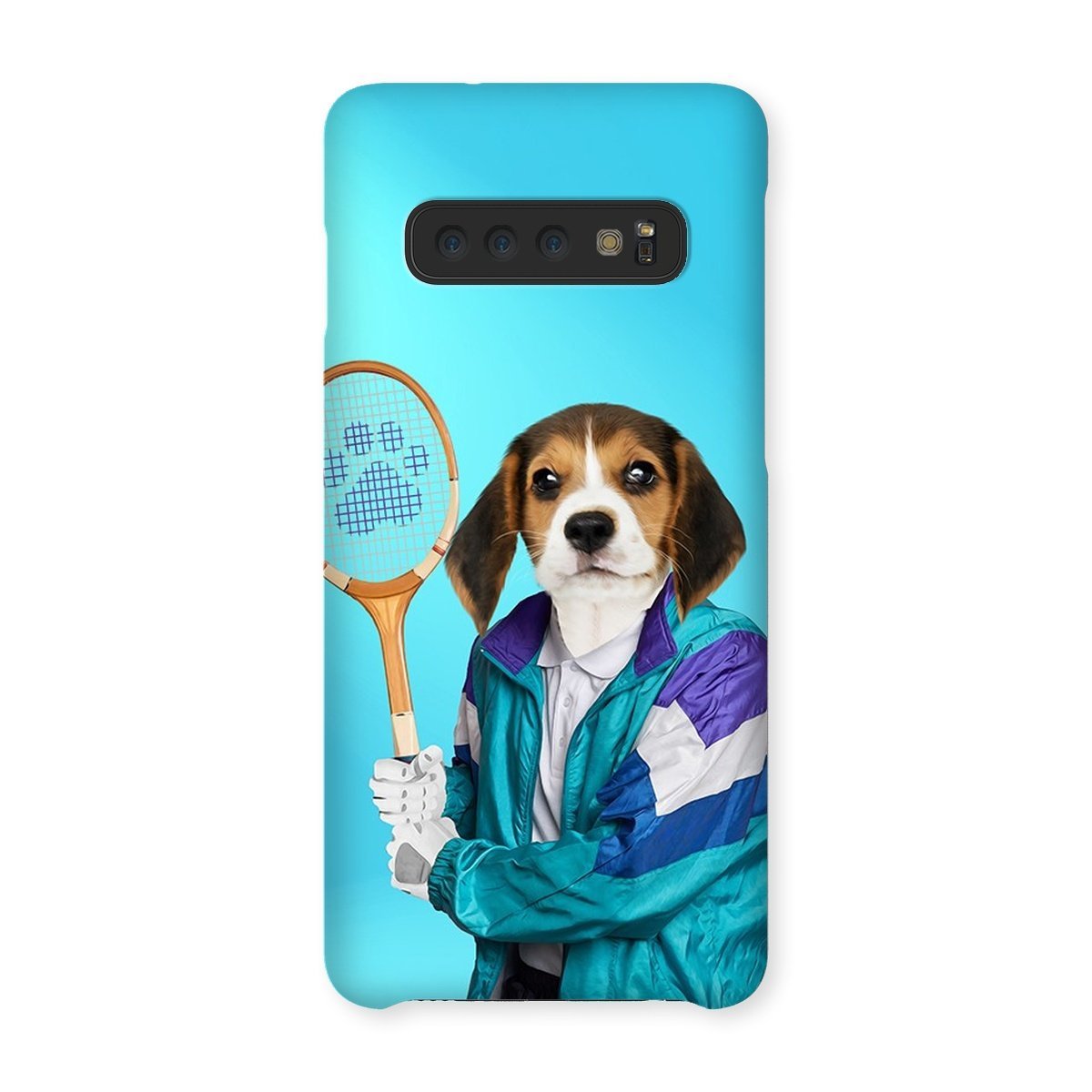 Pet Portraits | 80s Tennis Champ: Custom Pet Phone Case | Paw & Glory
