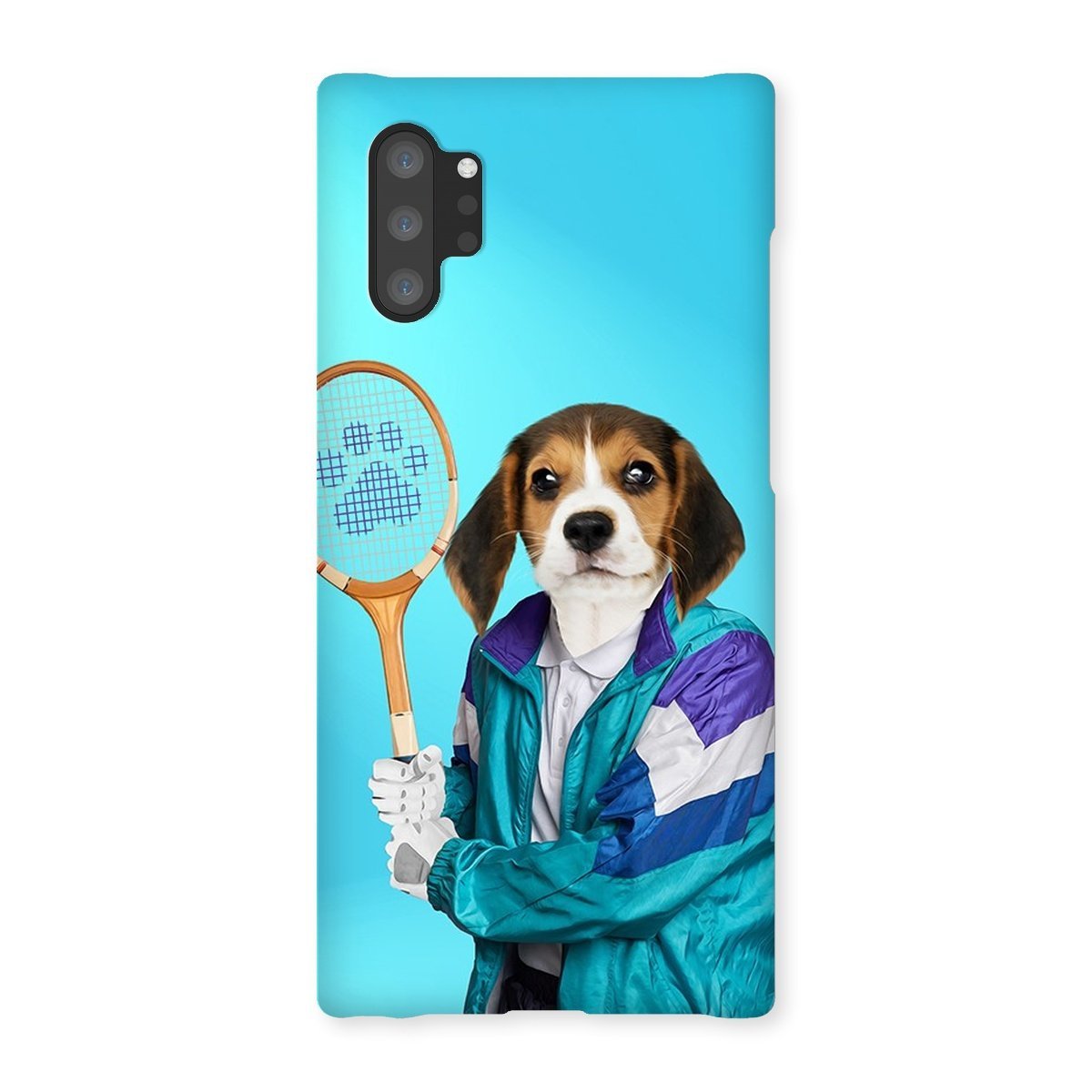 Pet Portraits | 80s Tennis Champ: Custom Pet Phone Case | Paw & Glory