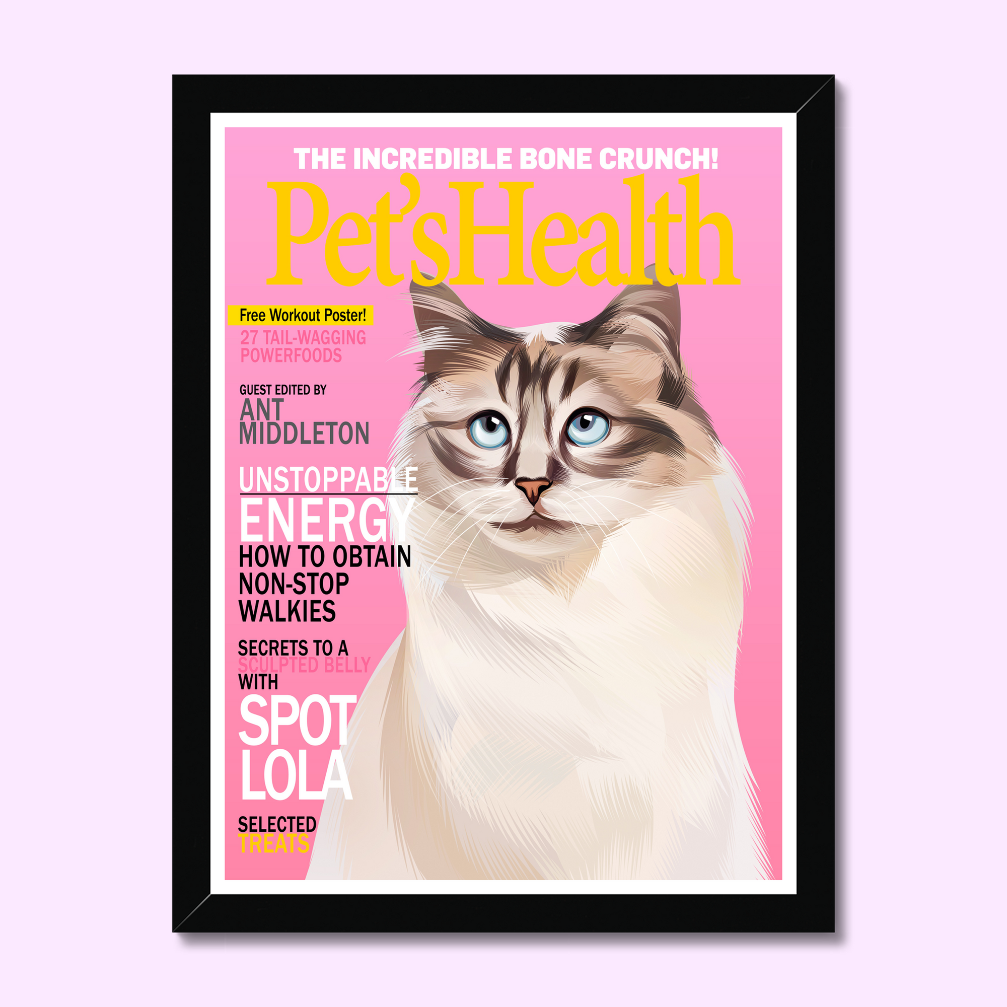 Pet's Health: Custom Pet Portrait