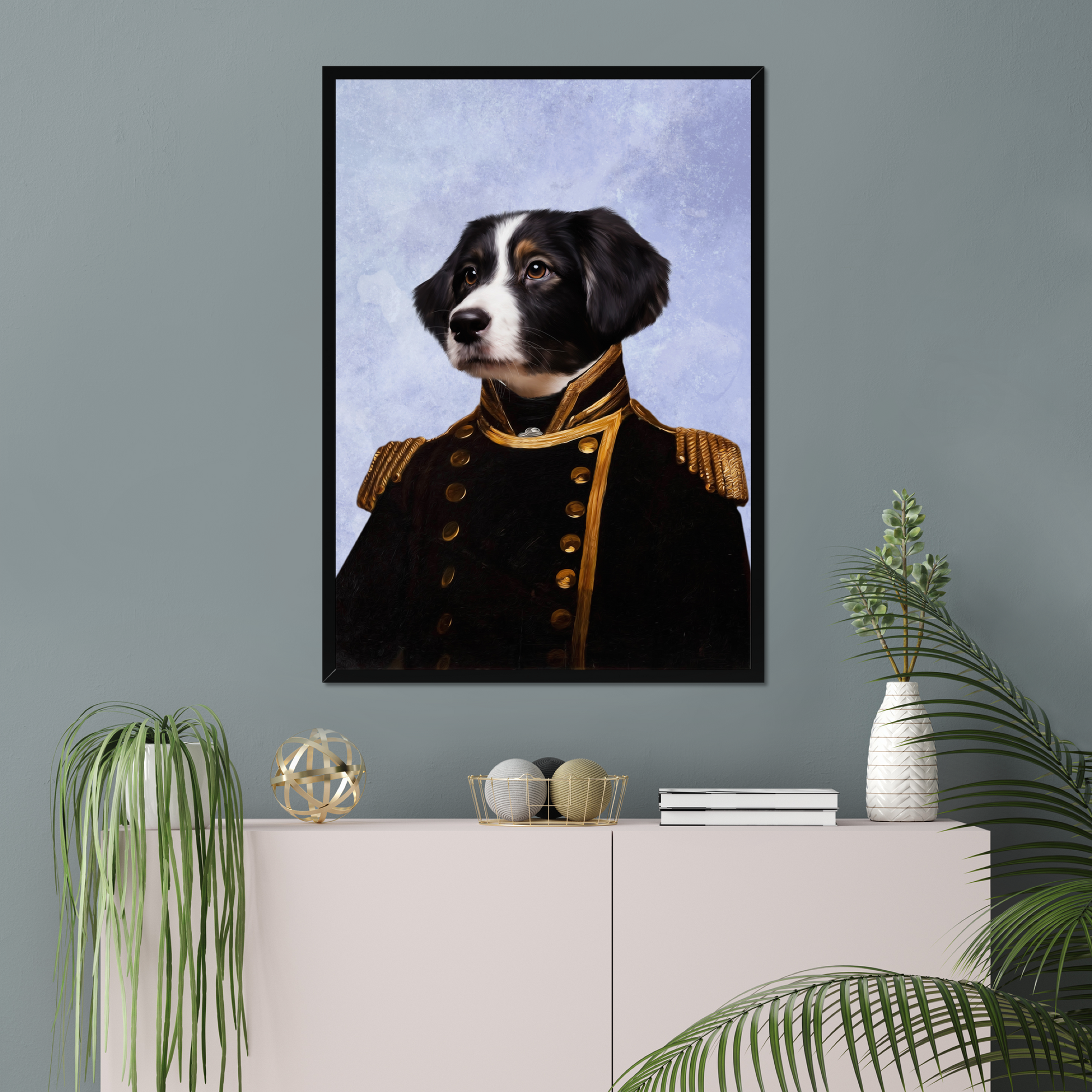The Captain: Custom Pet Portrait