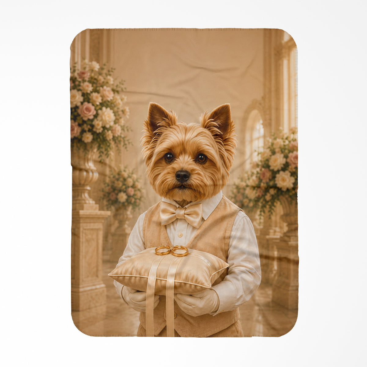 The Ring Bearer: Custom Pet Blanket