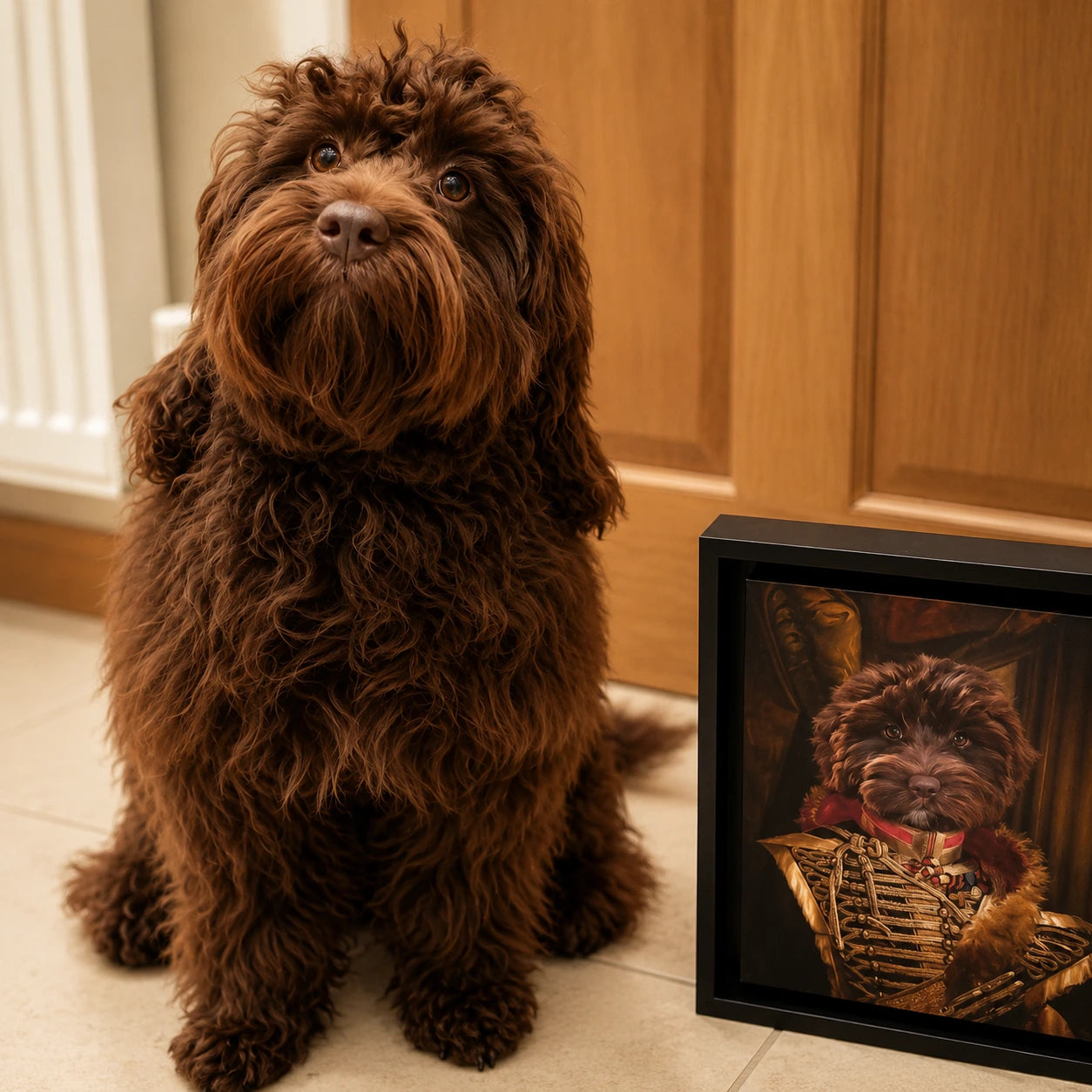 The Colonel: Custom Pet Canvas | custom pet canvas | Paw & Glory