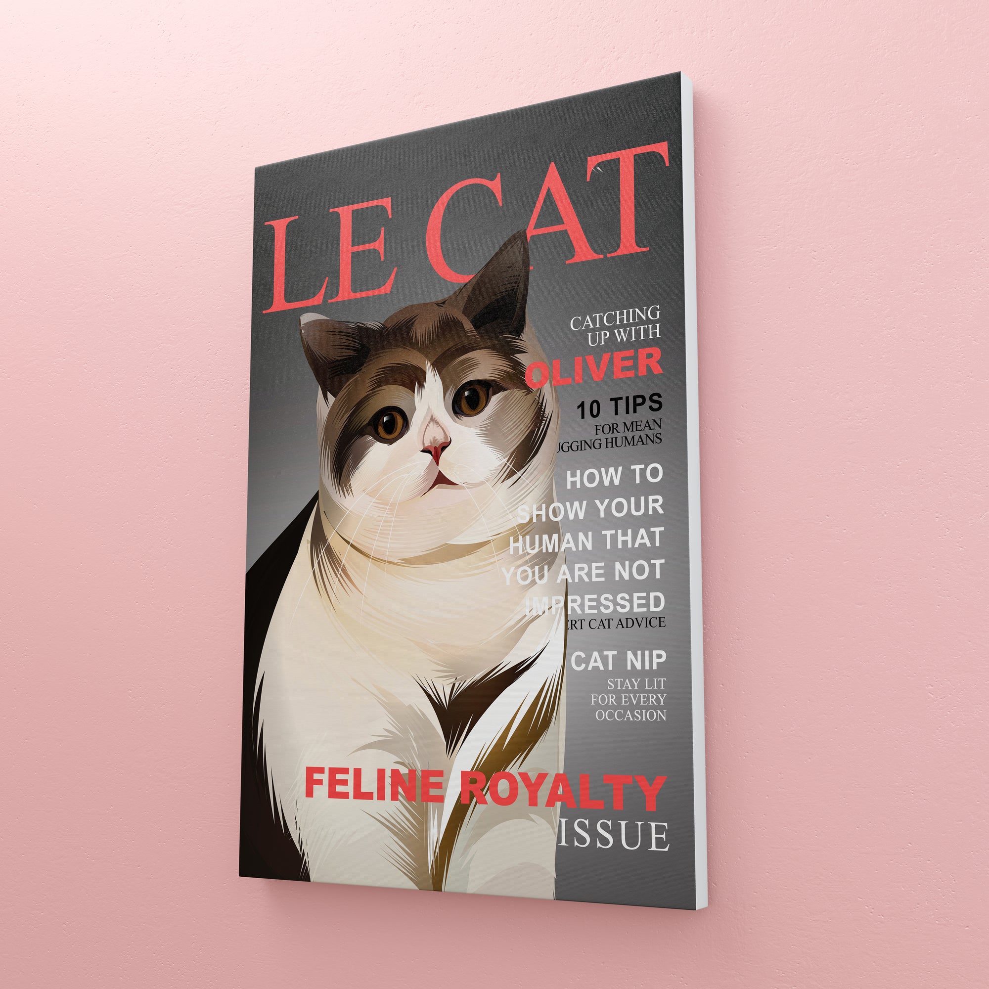 Le Cat: Custom Pet Canvas