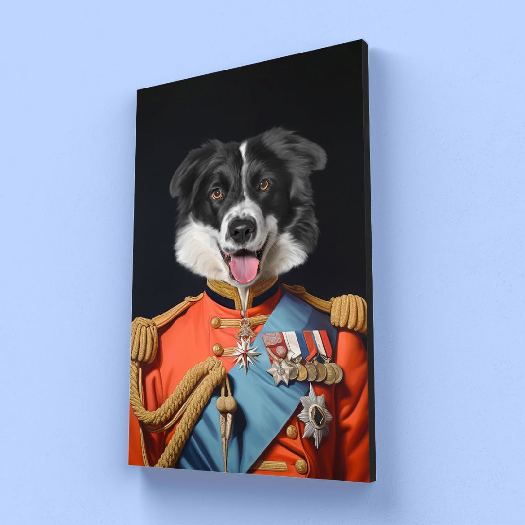 Paw & Glory, paw and glory, dog portraits in costume uk, cute pet portraits, animals in uniform, pet painting from photo, portrait with your pet, pet portraits canvas, dog painting instagram, pet portrait