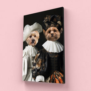 Paw & Glory, pawandglory, dog and couple portrait, custom pet paintings, louvenir pet portrait, pet portraits usa, funny dog paintings, dog portraits admiral, pet portrait