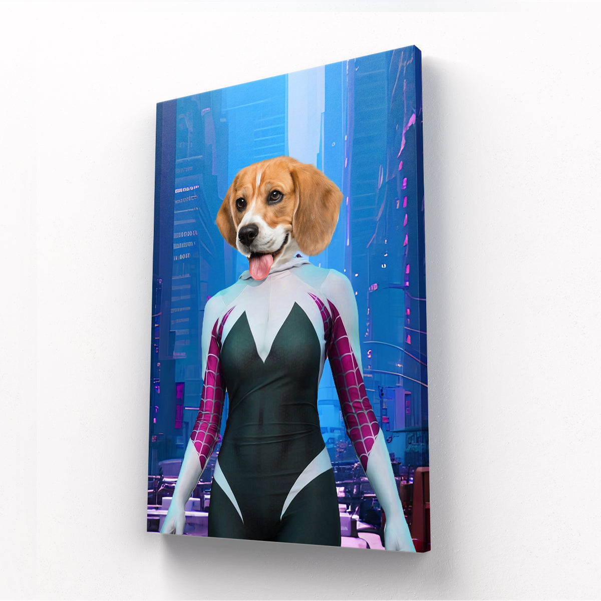 Spider Girl, Paw & Glory, paw and glory, best dog artists, aristocrat dog painting, dog drawing from photo, pet portraits leeds, dog portrait background colors, drawing dog portraits, pet portrait