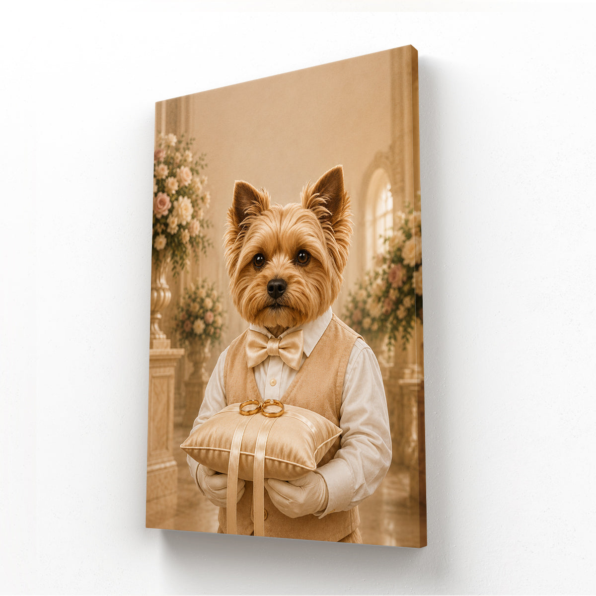 The Ring Bearer: Custom Pet Canvas