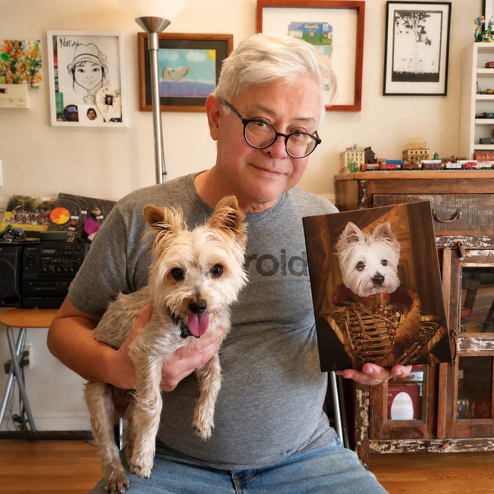 The Colonel: Custom Pet Canvas | custom pet canvas | Paw & Glory