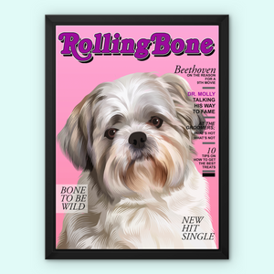Rolling Bone: Custom Pet Canvas