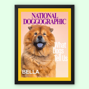 National Doggographic: Custom Pet Canvas