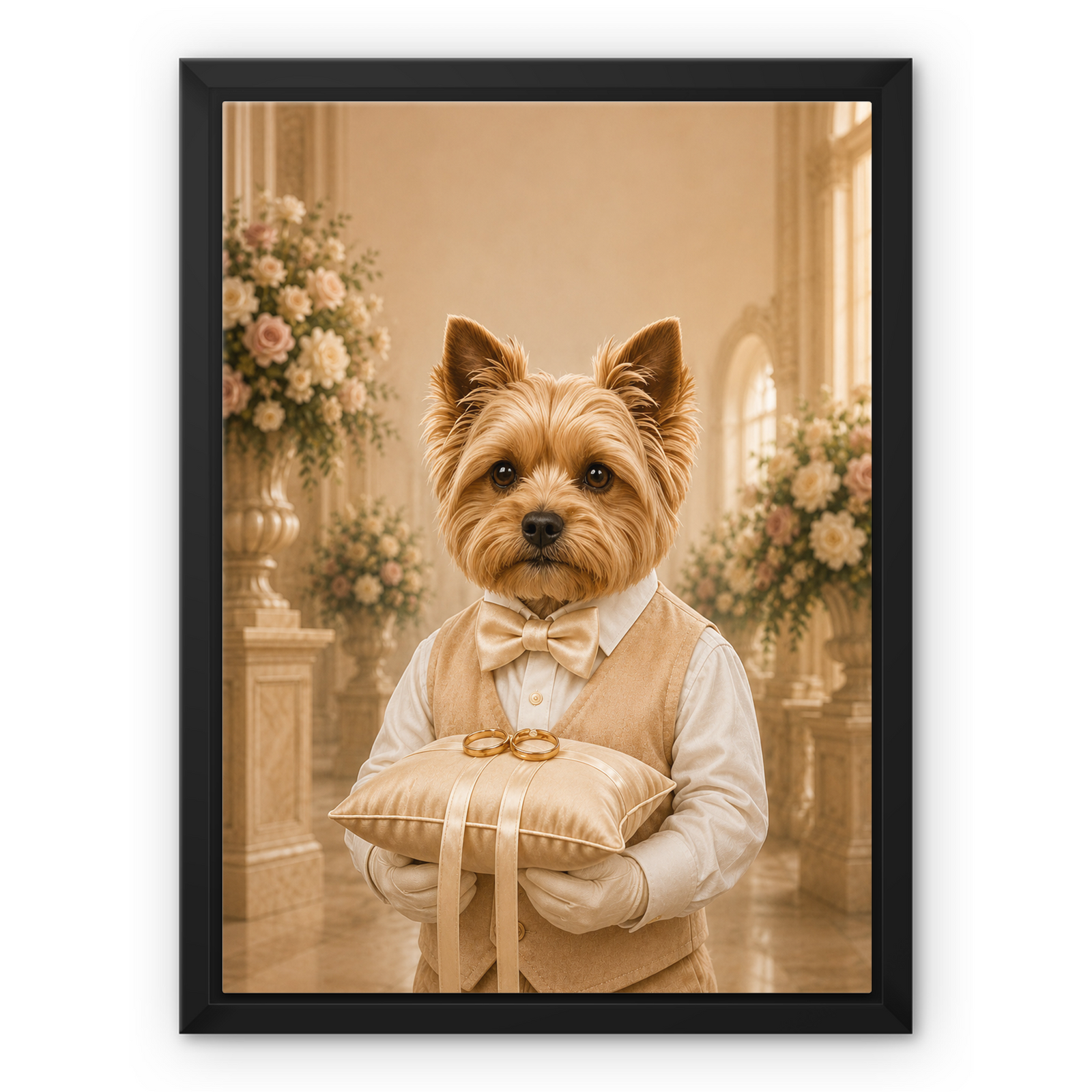 The Ring Bearer: Custom Pet Canvas