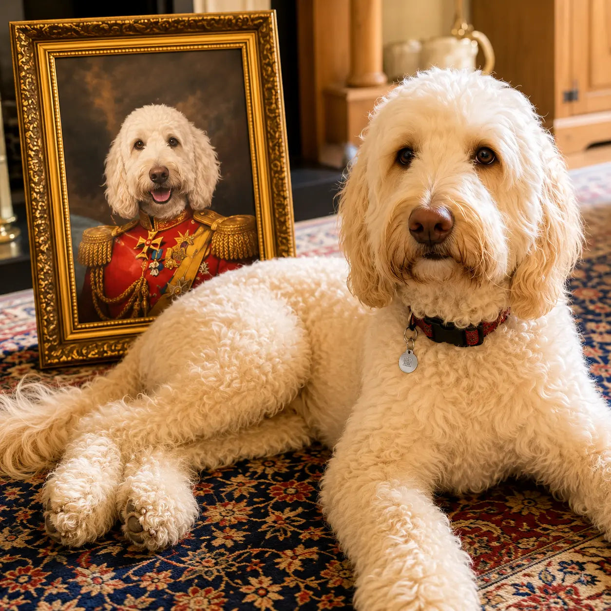 The Duke: Custom Pet Portrait | royal pet portrait | Paw & Glory