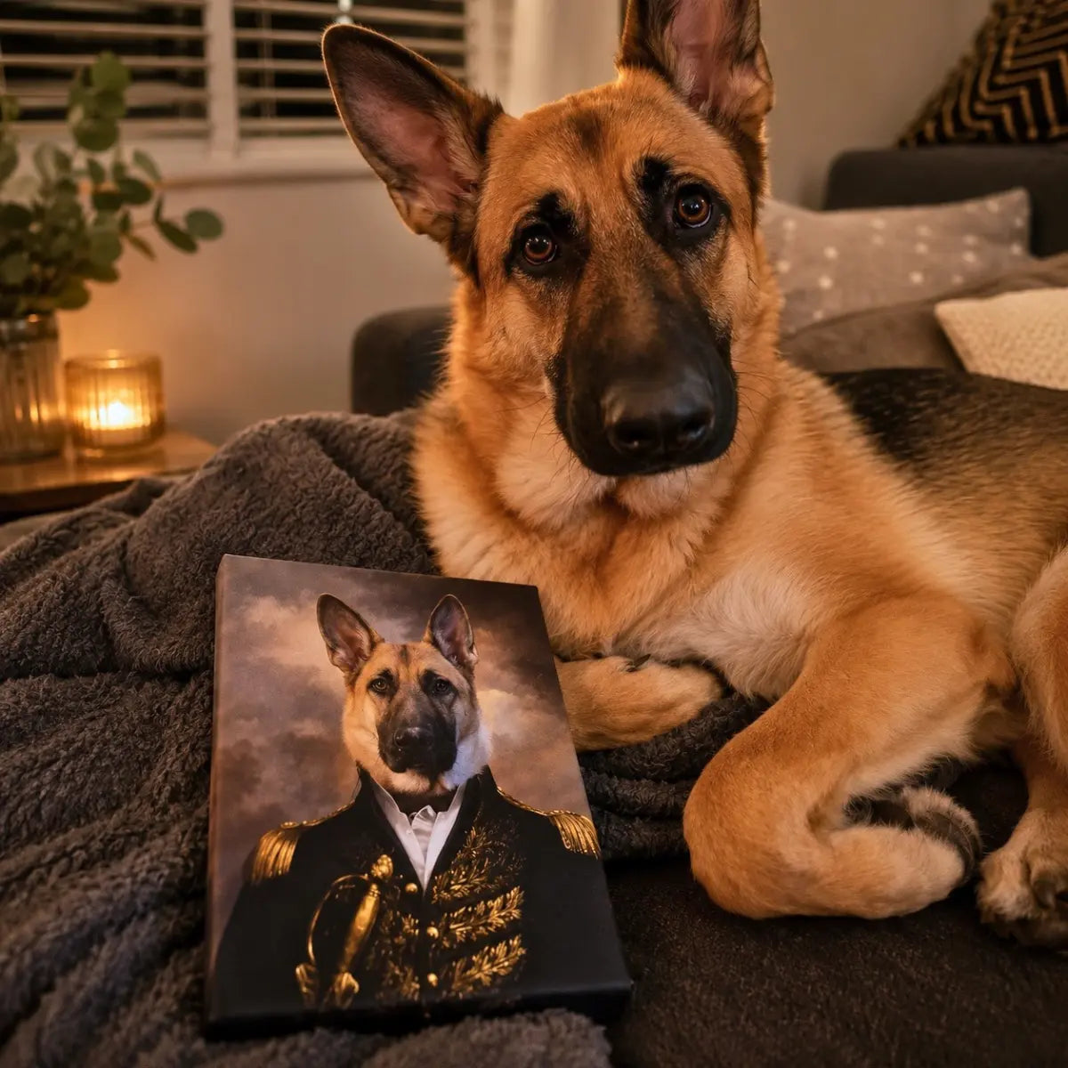 The General: Custom Pet Canvas | Paw & Glory