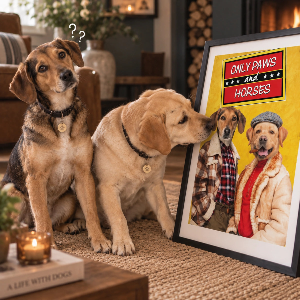 Cheeky Market Trader Duo | Custom Pet Portrait | Paw & Glory