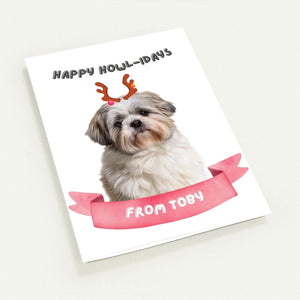 Minimalist Happy Howlidays Christmas Cards
