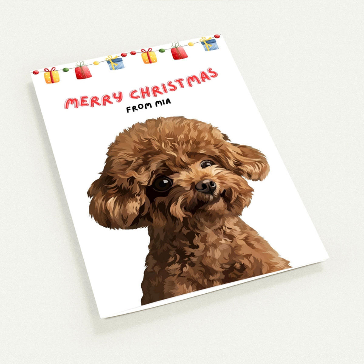 Modern Pet Christmas Cards