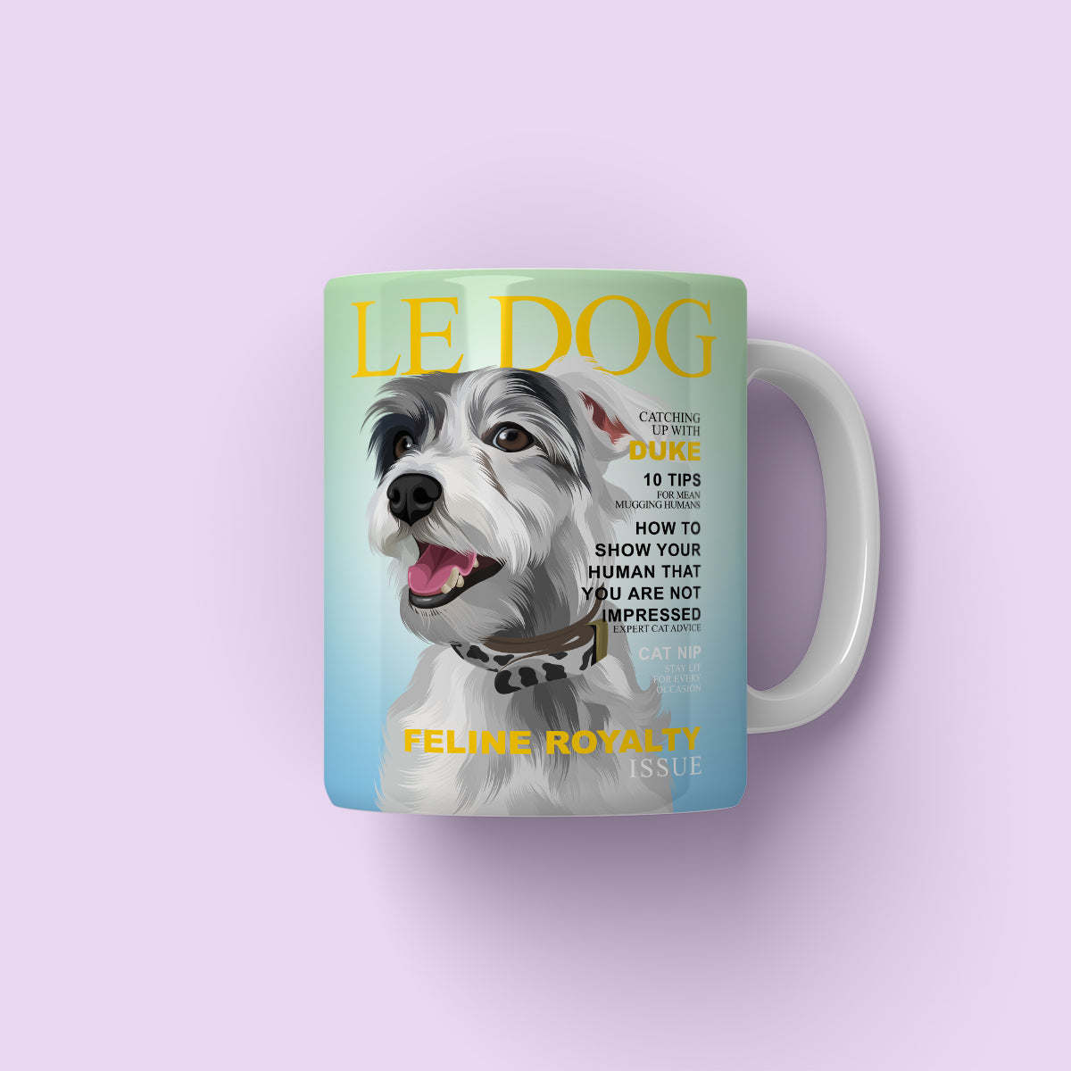 Le Dog: Custom Pet Coffee Mug