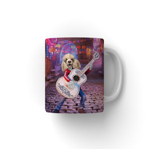 The Miguel (Coco Inspired), Paw & Glory, paw and glory, personalized coffee mug with dogs, personalized dog and owner mug, mug with dog picture, pet art mug, mug with dog picture, custom mug with cats, Pet Portrait Mug