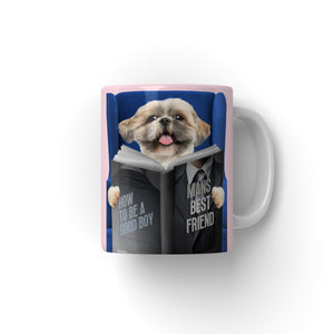 Paw & Glory, pawandglory, pet mug portraits, pet art mug, personalised pet mug portraits, mugs with dog and owner, dog on mug, personalised mugs with dogs, Pet Portraits Mug