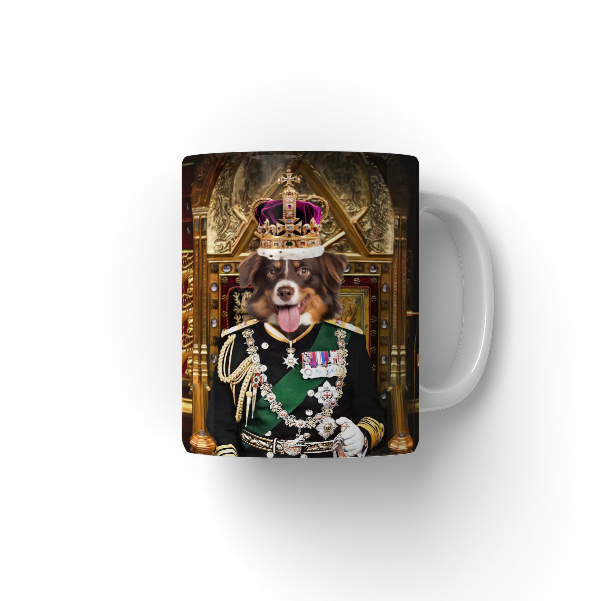 Paw & Glory, pawandglory, custom dog mug, personalized dog mug, personalised puppy mug, custom pet mug, mug for dog, mug with dog picture, Pet Portraits Mug,