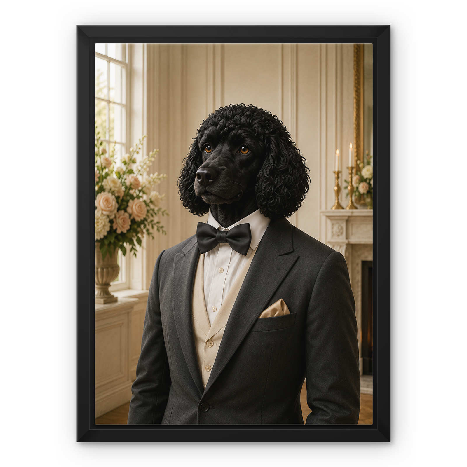 Sharp Best Man: Custom Pet Canvas