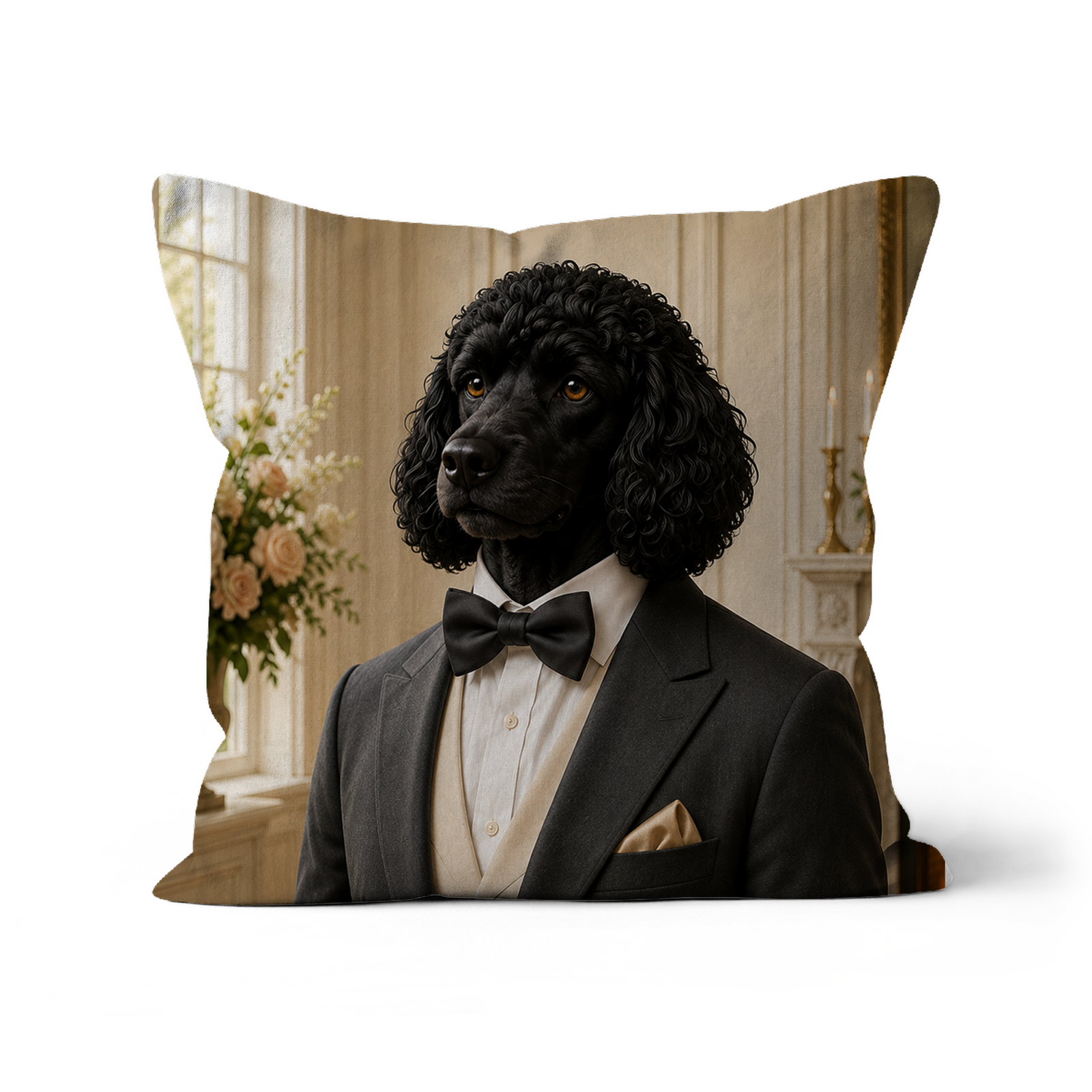 Sharp Best Man: Custom Pet Pillow