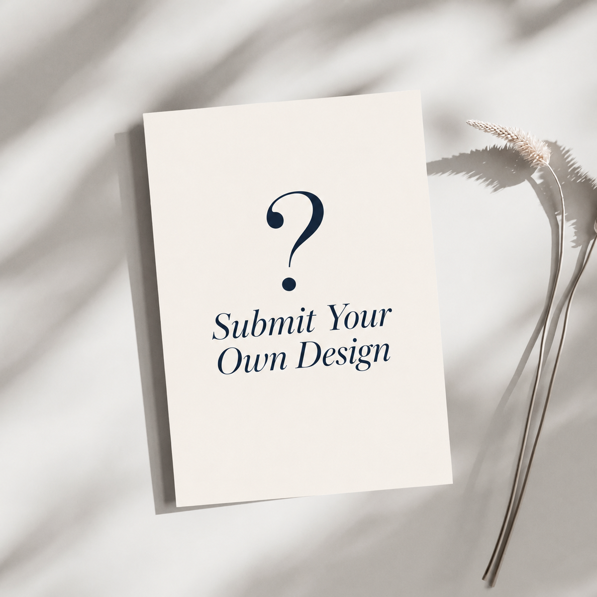 Pet Portraits | Submit Your Own Design: Custom Pet Greeting Card | Paw & Glory