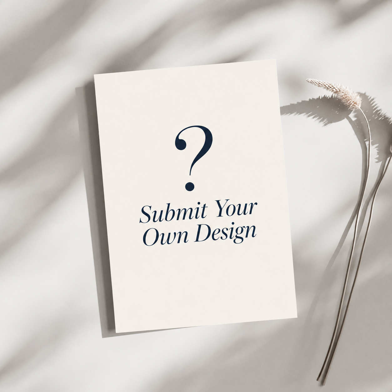 Submit Your Own Design: Custom Pet Greeting Card - Paw & Glory - Dog Portraits - Pet Portraits