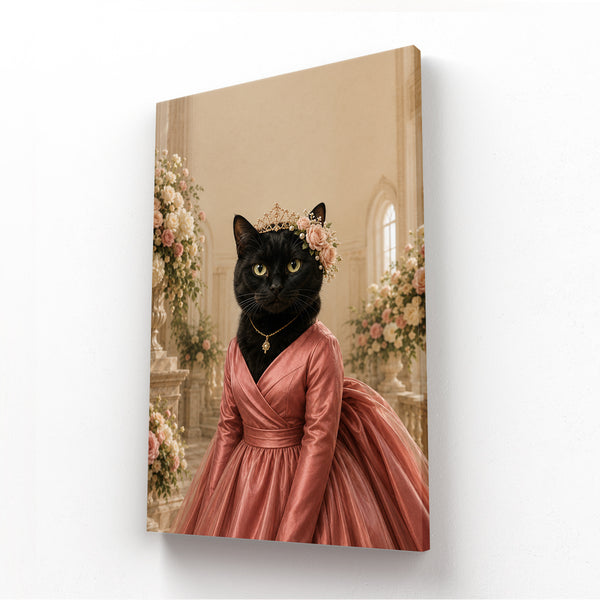 The Maid Of Honour: Custom Pet Canvas personalised pet artwork