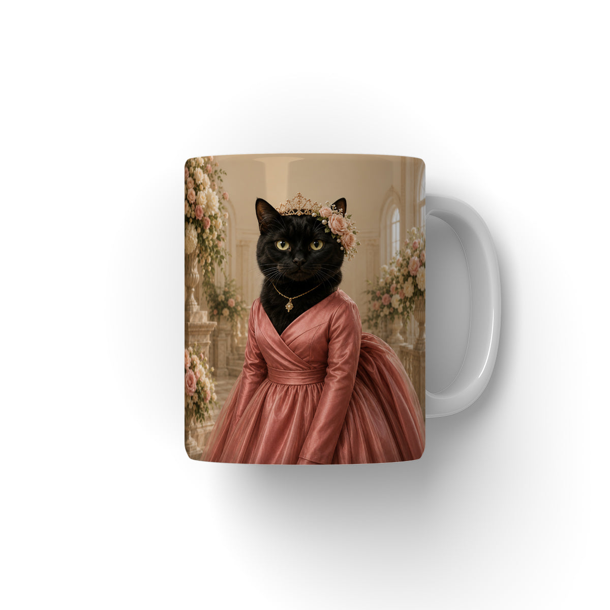 Pet Portraits | The Maid Of Honour: Custom Pet Coffee Mug | Paw & Glory