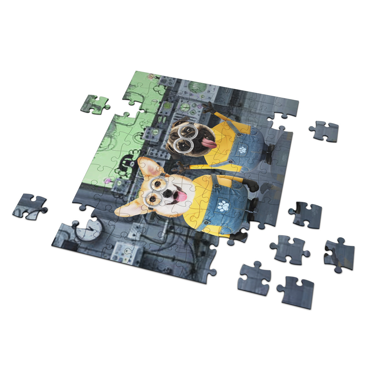 The Naughty Duo (Minions Inspired): Custom Pet Puzzle