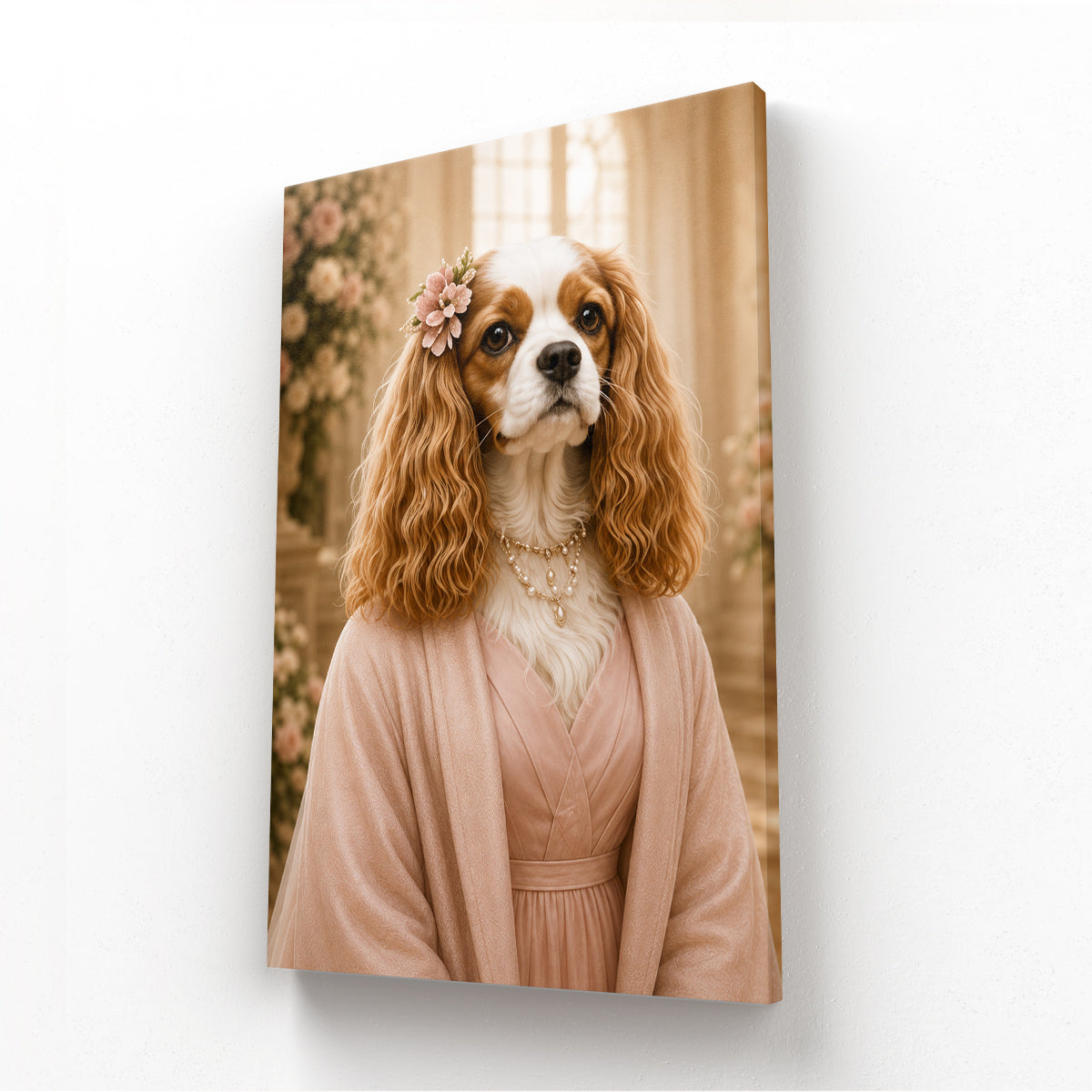 The Timeless Bridesmaid: Custom Pet Canvas