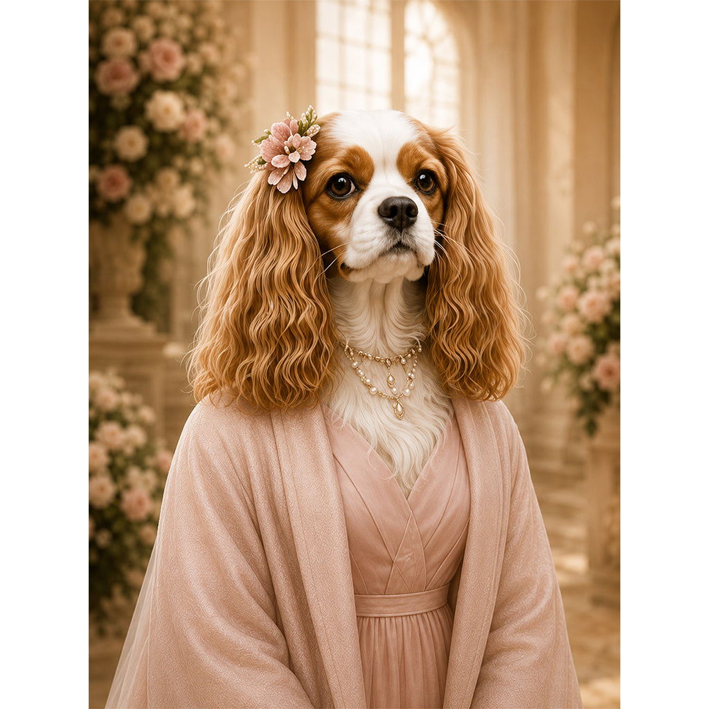 Pet Portraits | The Timeless Bridesmaid: Digital Pet Portrait | Paw & Glory
