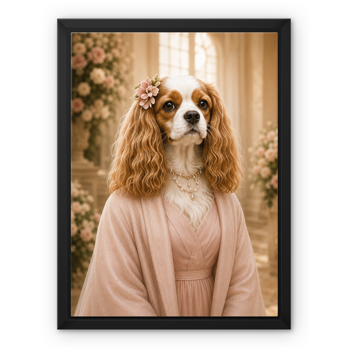 Pet Portraits | The Timeless Bridesmaid: Custom Pet Canvas | Paw & Glory
