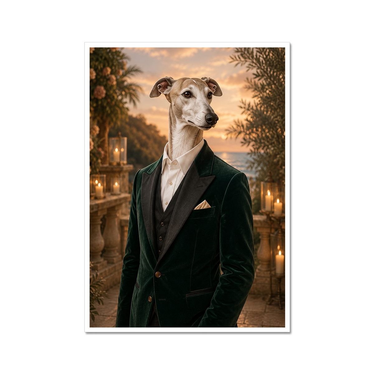 Pet Portraits | The Wedding Guest: Custom Pet Poster | Paw & Glory