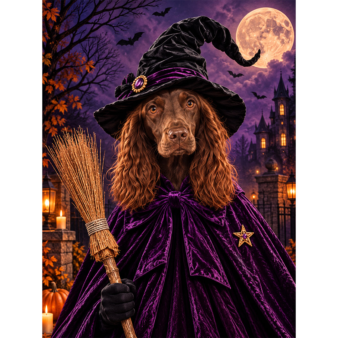 The Witch: Custom Digital Download Pet Portrait
