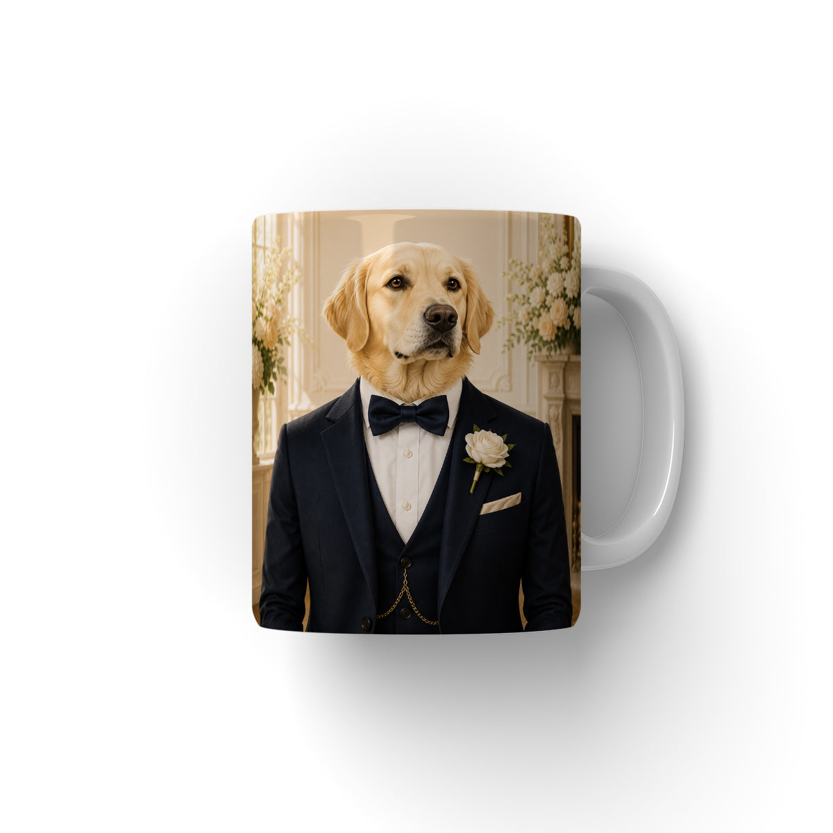 The Dapper Groom: Custom Pet Coffee Mug