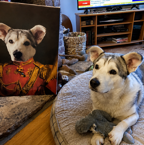 The Duke: Custom Pet Canvas | custom pet canvas | Paw & Glory