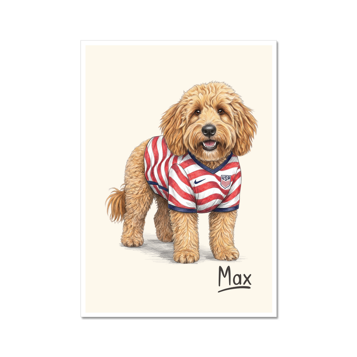 Pet Portraits | World Cup 2026: Custom Pet Portrait | Paw & Glory