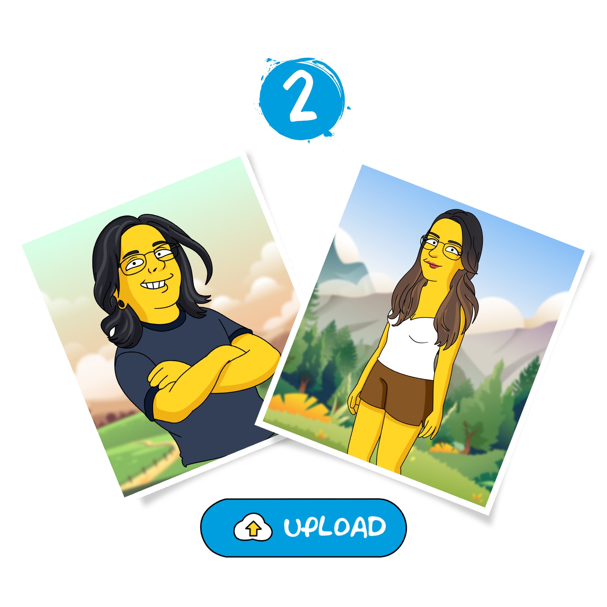 Turn Me Yellow custom portrait example