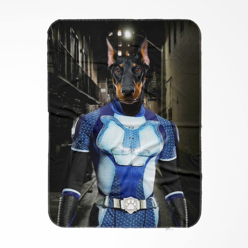 Speedster Superhero Custom Pet Blanket | Personalized Pet Gift | Paw & Glory