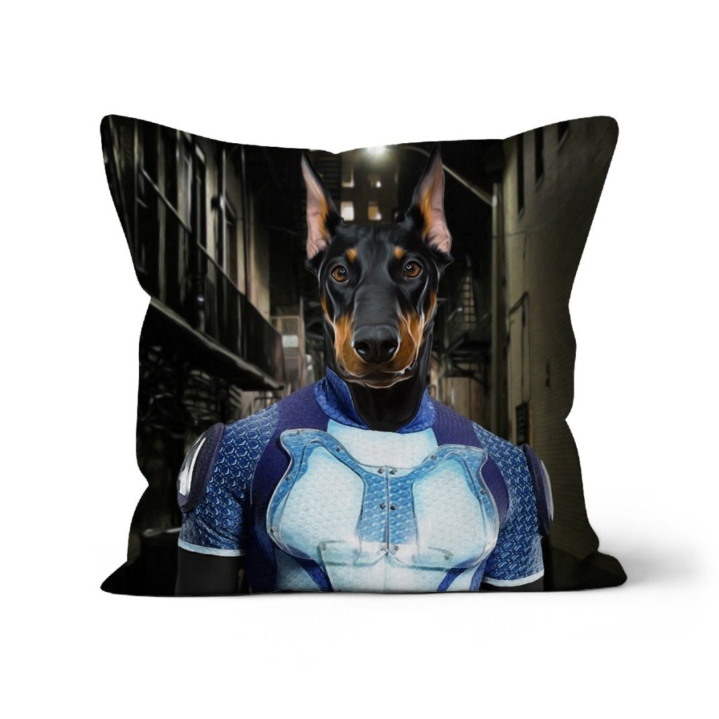 Pet Portraits | A Train (The Boys Inspired): Custom Pet Pillow | Paw & Glory