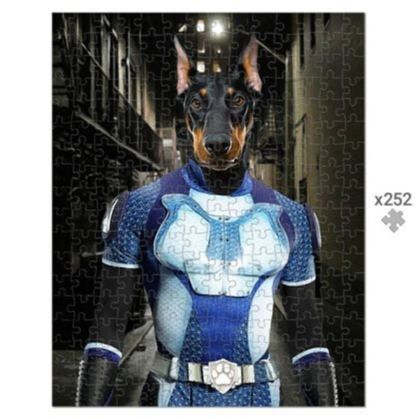 Speedster Superhero Custom Pet Puzzle | Pet Lover Gift | Paw & Glory