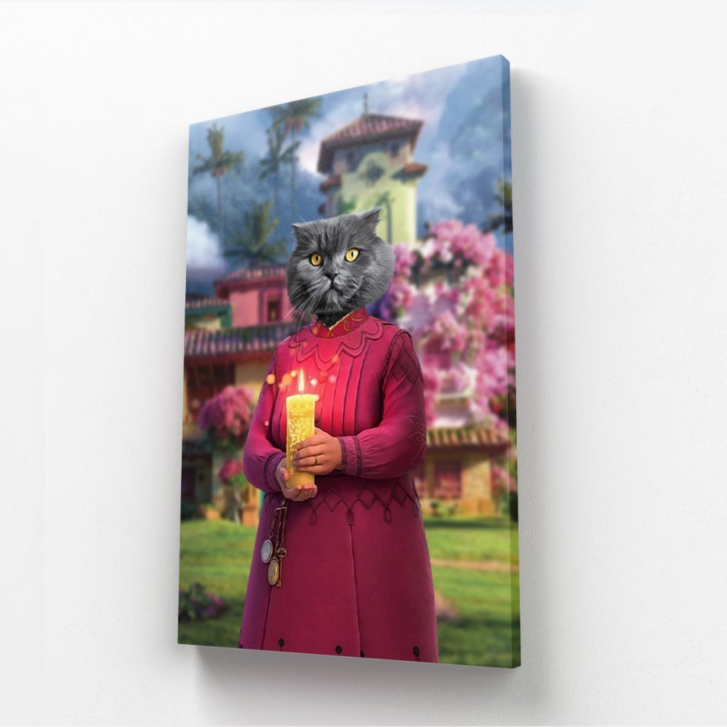 Pet Portraits | Abuela (Encanto Inspired): Custom Pet Canvas | Paw & Glory