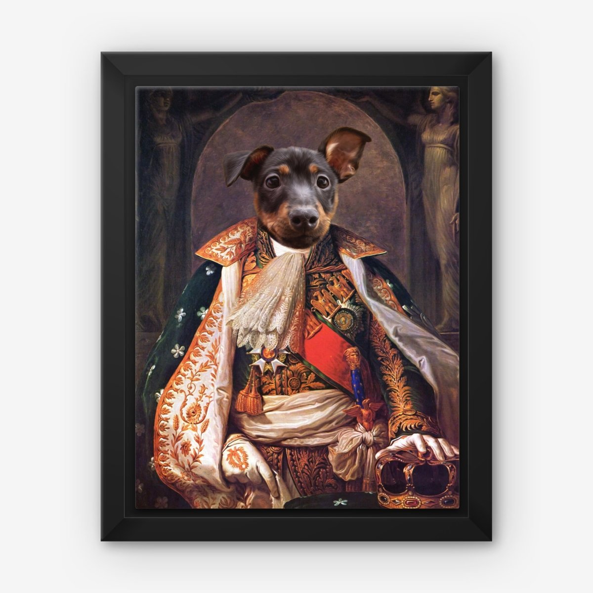 Pet Portraits | Add a Frame to Your Canvas | Paw & Glory
